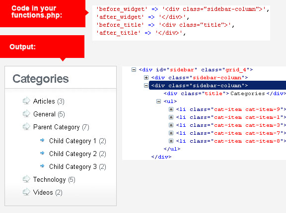 Code for the containers widgets-2