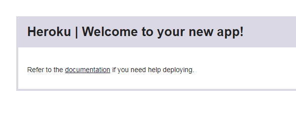 Heroku app