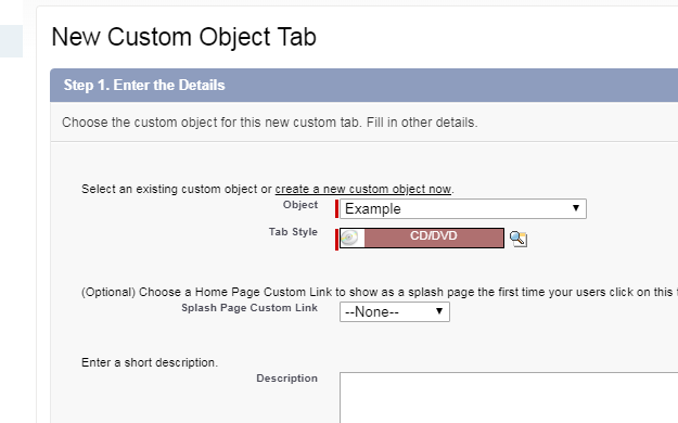 Custom Tab