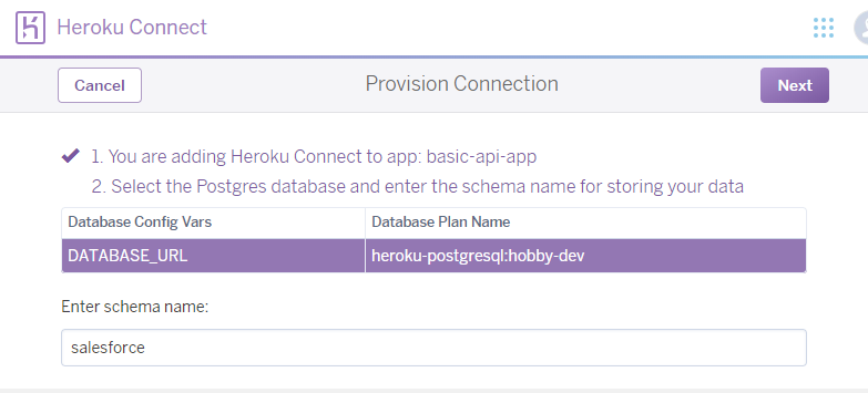 setup db