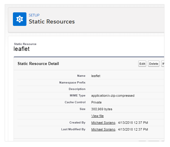 Static Resources