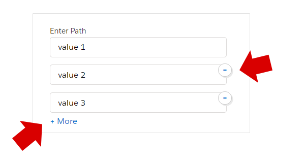 Salesforce - lightning repeat field